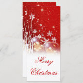 美しいフェスティバル「メリークリスマス」イラストレーション (正面/裏面)