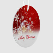 美しいフェスティバル「メリークリスマス」イラストレーション オーナメント (正面)