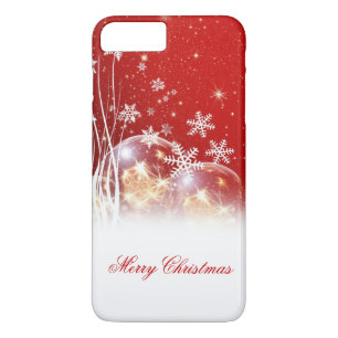 美しいフェスティバル「メリークリスマス」イラストレーション iPhone 8 PLUS/7 PLUSケース