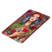 美しいフェミニンバラn羽haddress マグネット (左側)