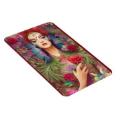 美しいフェミニンバラn羽haddress マグネット (右側)