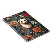 美しいフェレット・ウィリアム・モリスインスパイア ノートブック (右側)