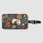 美しいフェレット・ウィリアム・モリスインスパイア ラゲッジタグ (正面横)