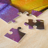 美しいフォイル紙鳥 ジグソーパズル (側面)