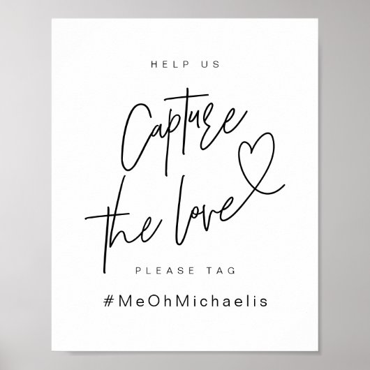 美しいフォトブース、ブラック結婚のセレモニー ポスター (正面)