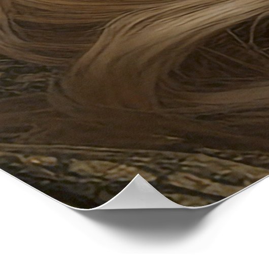 美しいフォトリアリスティック女性ポートレートAIジェネラト ポスター (角)