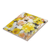 美しいフォト春水仙が水に浮かぶ タイル (側面)