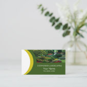 美しいフォト造園名刺 名刺 (スタンド正面)