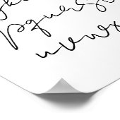 美しいフォントアルファベットテスト ポスター (角)