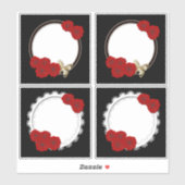 美しいフォント、書文字、個人を選択 シール (シート)