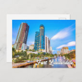 美しいフォートローダーデール,フロリダ州,統一された州 ポストカード (正面/裏面)