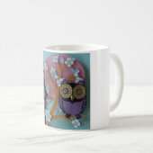 美しいフクロウのマグ コーヒーマグカップ (正面右)