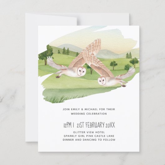 美しいフクロウ結婚ズ (正面)