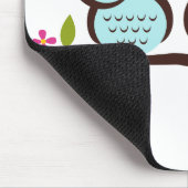 美しいフクロウ マウスパッド (コーナー)