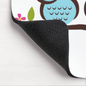 美しいフクロウ マウスパッド (コーナー)