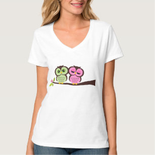 美しいフクロウ Tシャツ