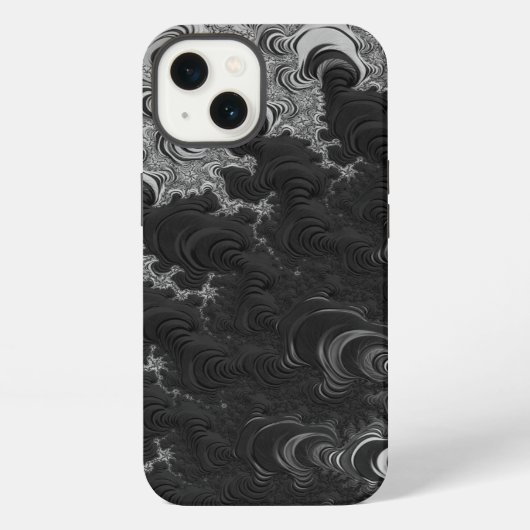 美しいフラクタルの芸術 iPhoneケース (裏面)