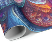 美しいフラクタルギフトラップ ラッピングペーパー (ロールコーナー)