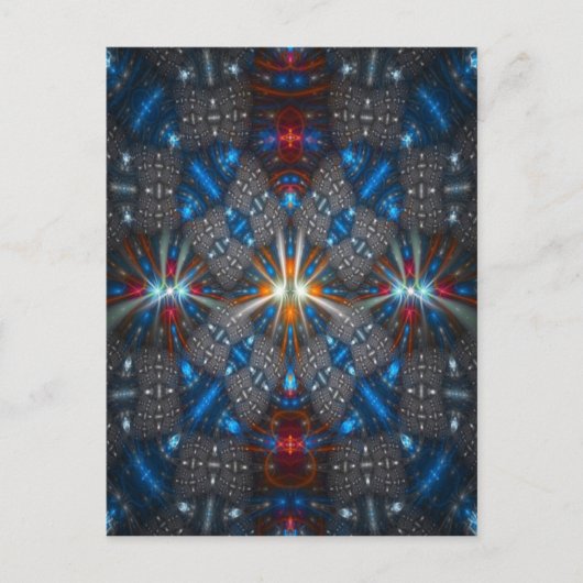美しいフラクタルデザイン ポストカード (正面)