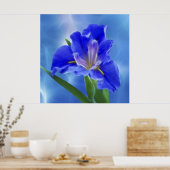 美しいフラクタル虹彩とその意味 ポスター (キッチン)