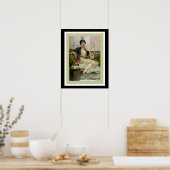 美しいフラッパーの女の子ポスター ポスター (キッチン)