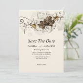 美しいフラワーアレンジメント セーブザデート (スタンド正面)