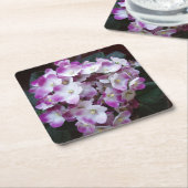 美しいフラワーコースターセット スクエアペーパーコースター (アングル)