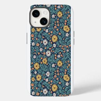 美しいフラワー柄ケース iPhone 14ケース
