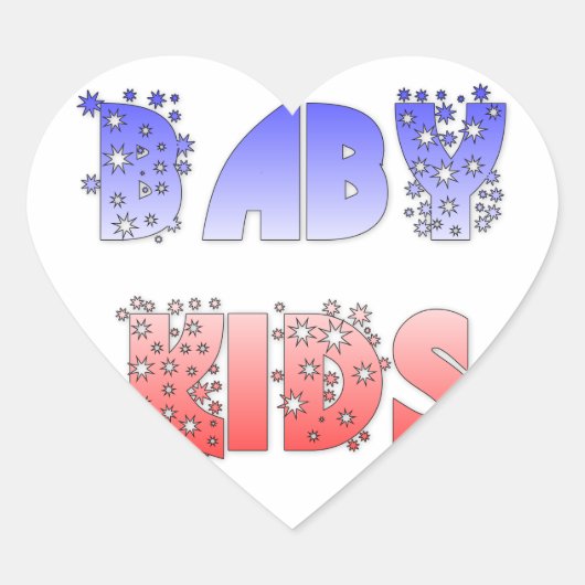 美しいフランスのベビーキッズ国旗の色 ハートシール (正面)