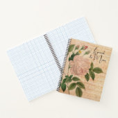 美しいフランスのヴィンテージ ノートブック (内部)