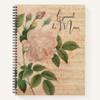美しいフランスのヴィンテージ ノートブック