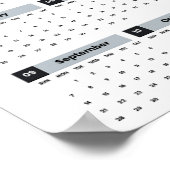 美しいフランスの景観カレンダー ポスター (角)