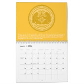 美しいフルイヤーカラフル〔占星術の〕十二宮図カレンダー カレンダー (3月 2026)