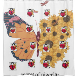 美しいフルハート&バタフライディスシャワーカーテン シャワーカーテン