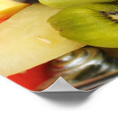 美しいフルーツサラダ ポスター (角)