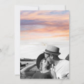 美しいフロリダのビーチ、明るくあなたの写真 招待状 (裏面)