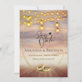 美しいフロリダのビーチ、明るくてあなたの写真 招待状 (正面)