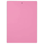 美しいフローティングのピンクのバラパーソナライズされたス クリップボード (裏面)