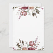 美しいフローラとクロス最初の聖餐式 案内状 (裏面)