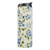 美しいフローラのシームレスなパターン タンブラー (回転左)