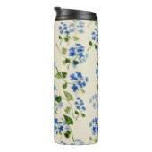 美しいフローラのシームレスなパターン タンブラー (回転右)