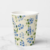 美しいフローラのシームレスなパターン 紙コップ (正面)