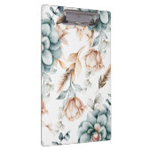 美しいフローラのシームレスなヴィンテージ クリップボード (右)