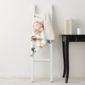 美しいフローラのシームレスなヴィンテージ シェルパブランケット (インサイチュ)