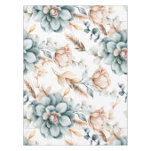 美しいフローラのシームレスなヴィンテージ テーブルクロス (正面)