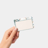 美しいフローラのシームレスなヴィンテージ バッジ (手持ち)