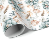 美しいフローラのシームレスなヴィンテージ ラッピングペーパー (ロールコーナー)