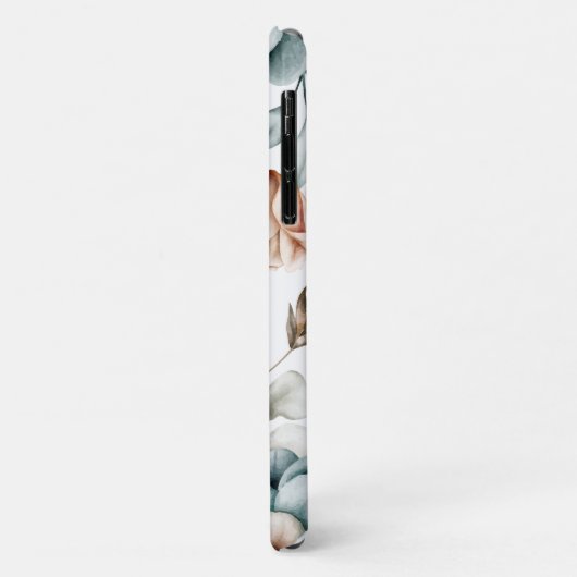 美しいフローラのシームレスなヴィンテージ Case-Mate iPhoneケース (裏面/左)