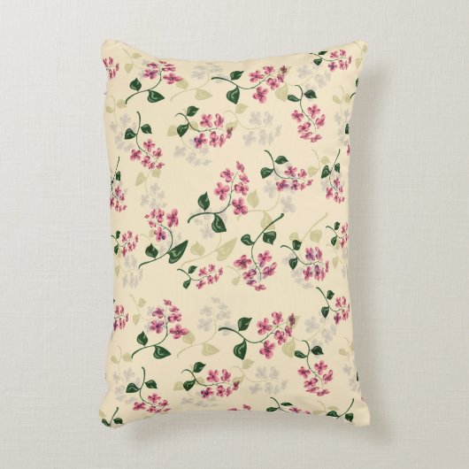 美しいフローラのシ忘れームレームパターン – PIではない アクセントクッション (正面(垂直))