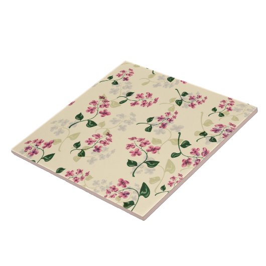 美しいフローラのシ忘れームレームパターン – PIではない タイル (側面)